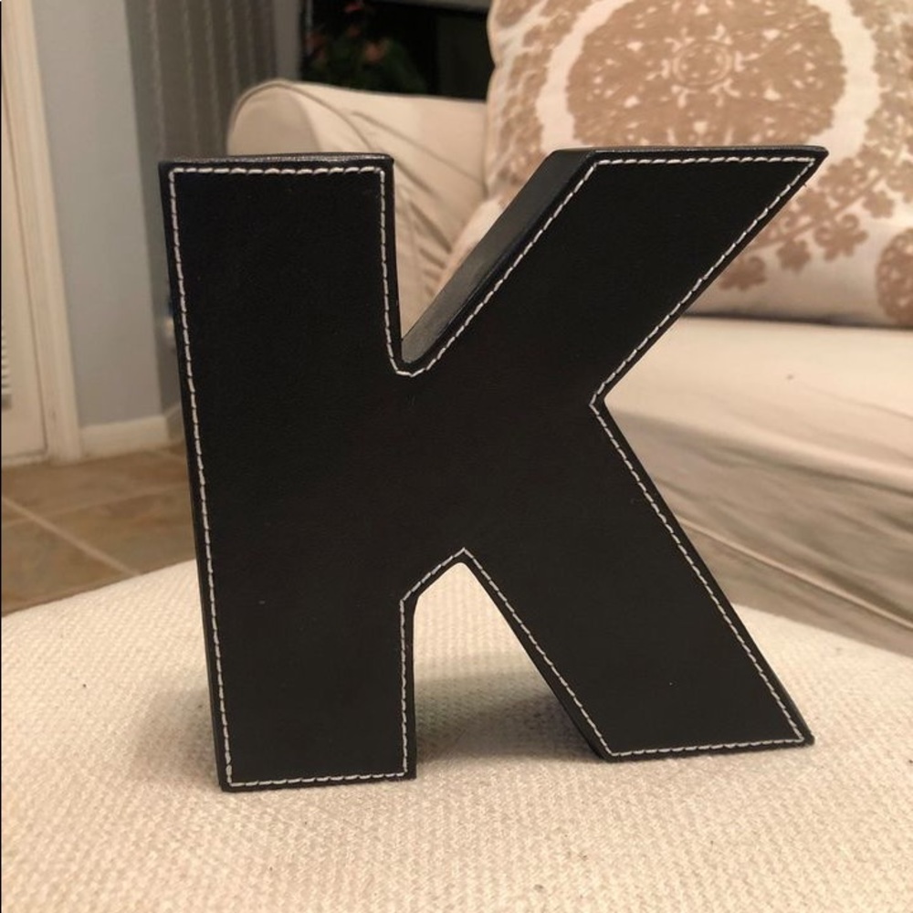 Leather Letter “K”